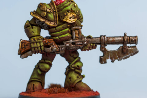 Nurgle Champion with Tech Weapon