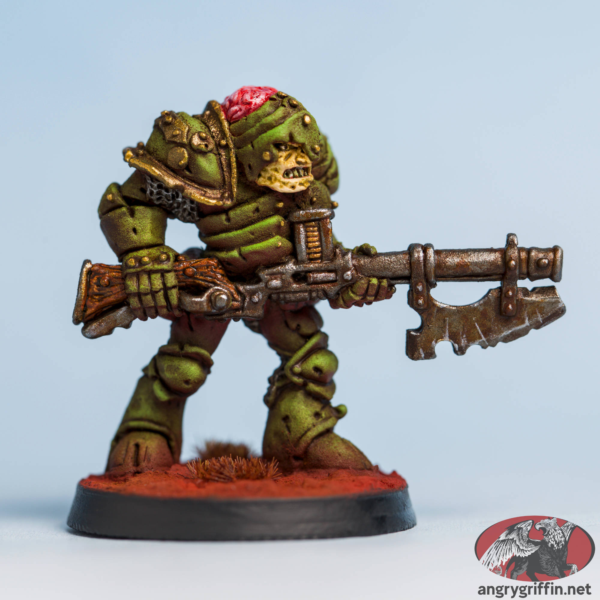 Nurgle Champion with Tech Weapon