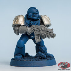 Space Marine in Mark 7 Armour 4