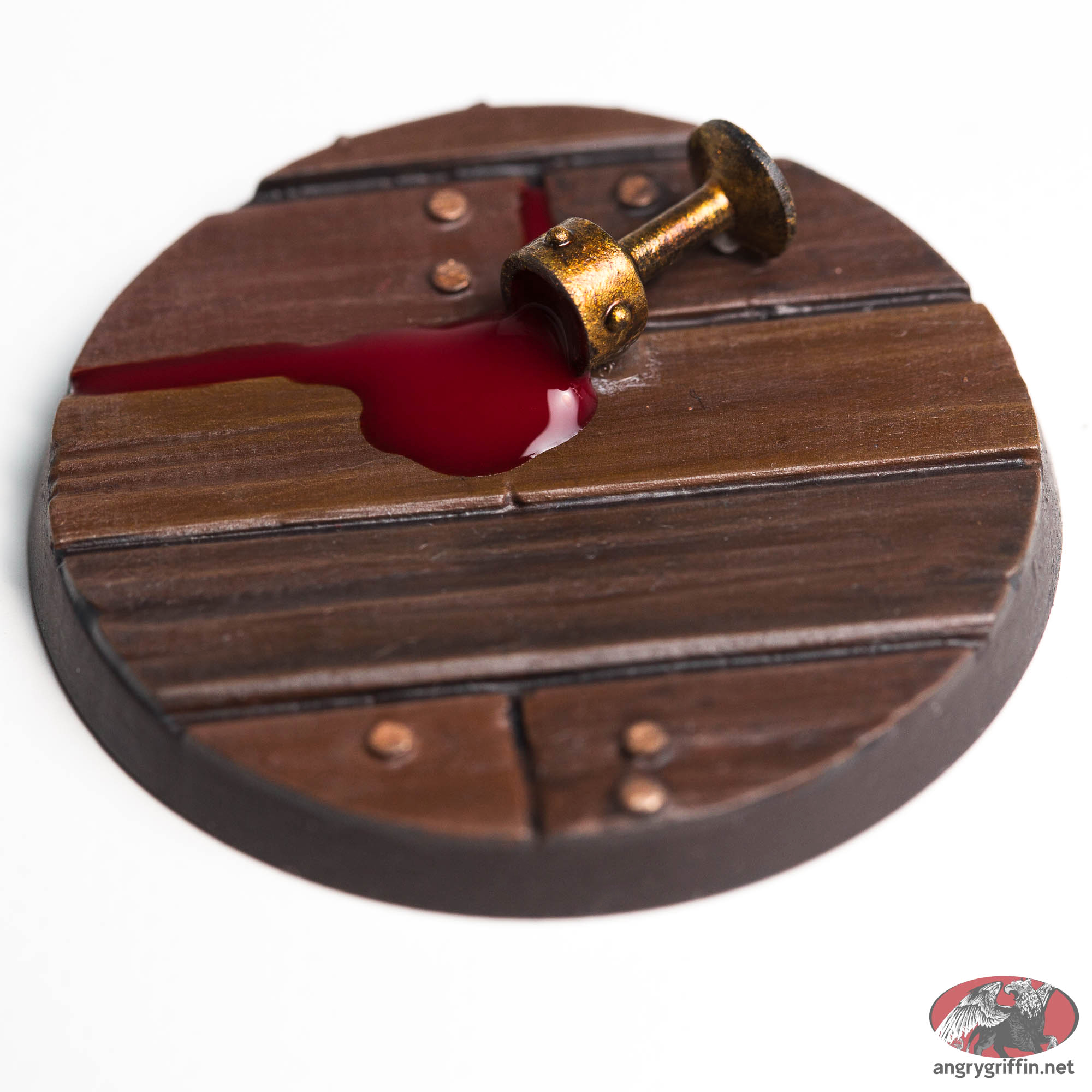 Base: Wooden Boards with Blood Filled Goblet