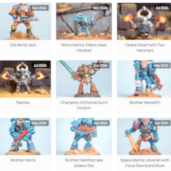 Painted Miniatures