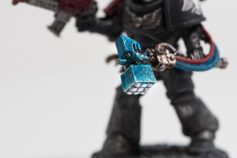 Raven Guard Sergeant with Thunder Hammer