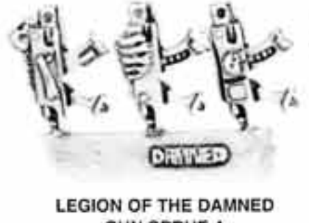 Legion of the Damned Gun Sprue A