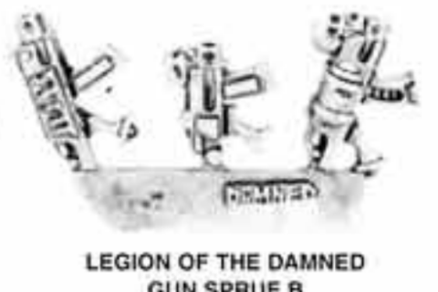 Legion of the Damned Gun Sprue B