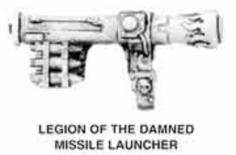 Legion of the Damned Heavy Missile Launcher