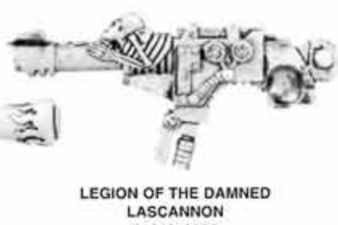 Legion of the Damned Heavy Lascannon