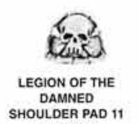 Legion of the Damned Shoulder Pad 11