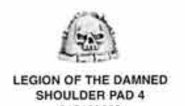 Legion of the Damned Shoulder Pad 4