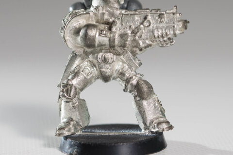 Space Marine Veteran with Bolter