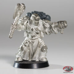 Space Marine Veteran with Power Axe and Plasma Pistol
