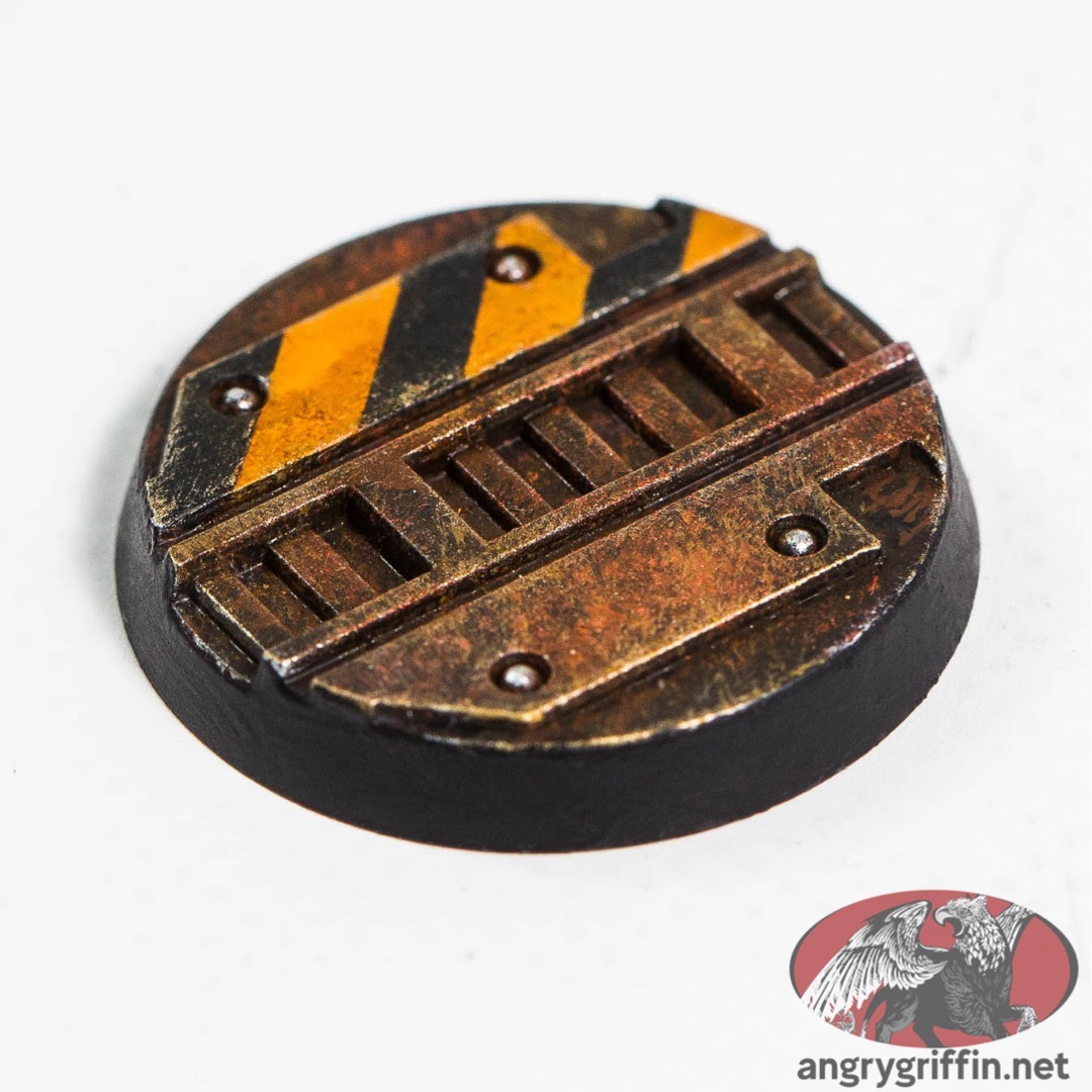 Base: Zone Mortalis with Hazard Stripes